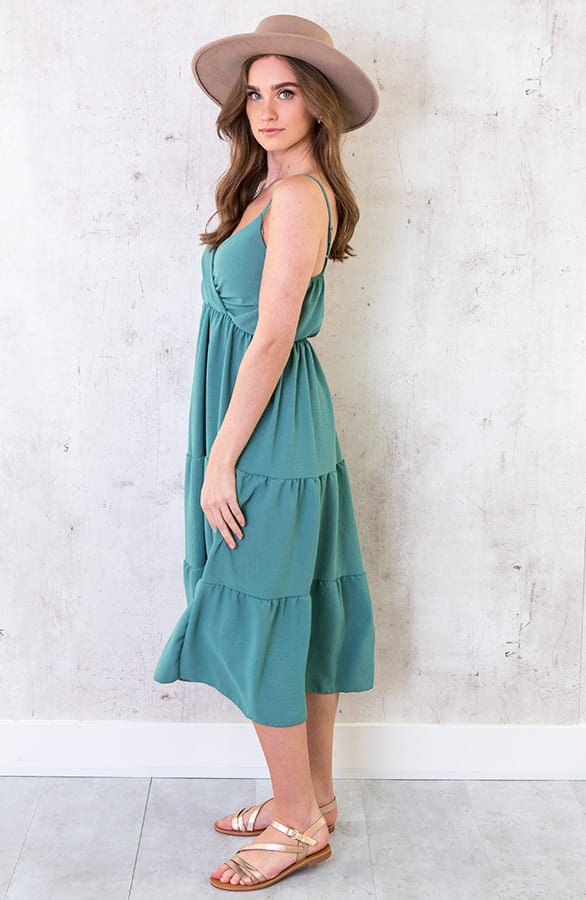 Midi Jurk Monaco Mint – shoparchief, foto 3
