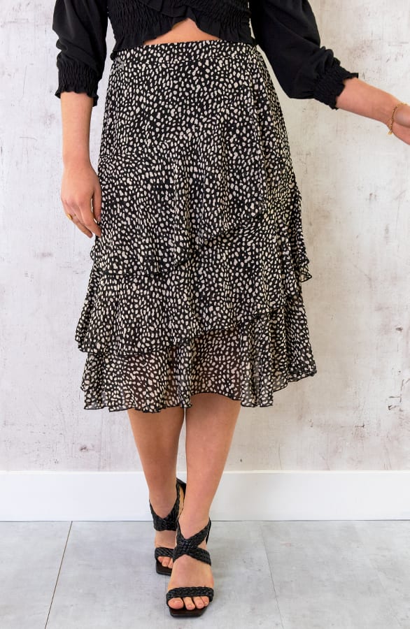 Midi Lagen Rok Cheetah – shoparchief, foto 1