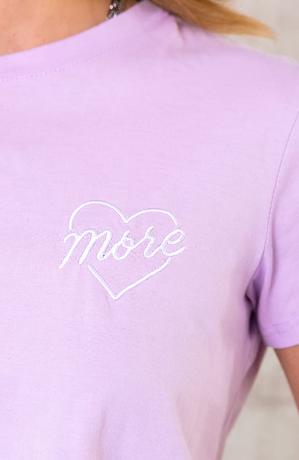 More Love Top Lila Wit – shoparchief, foto 4