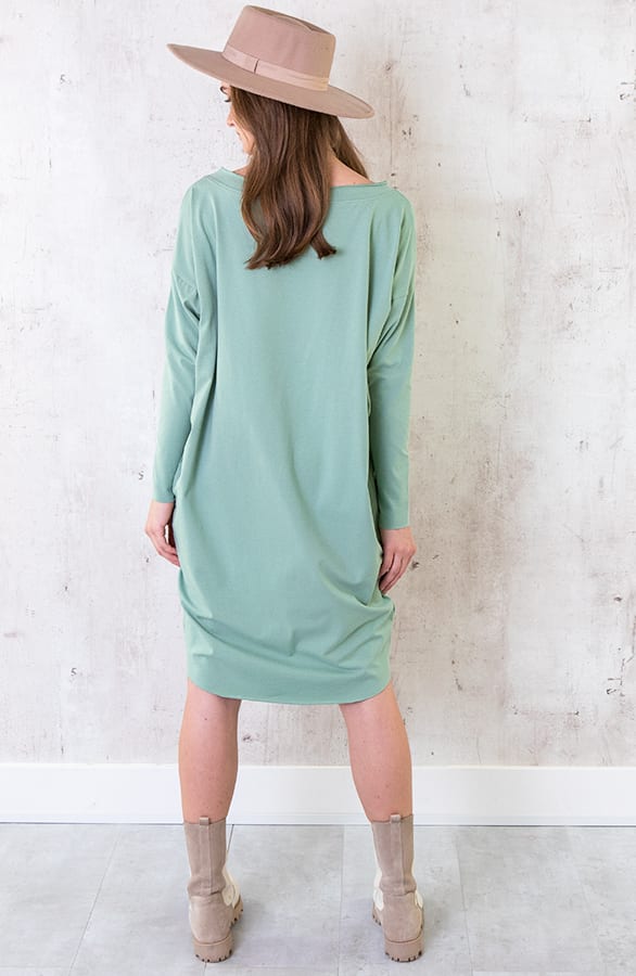 Oversized Comfy Tuniek Dust Mint – shoparchief, foto 4