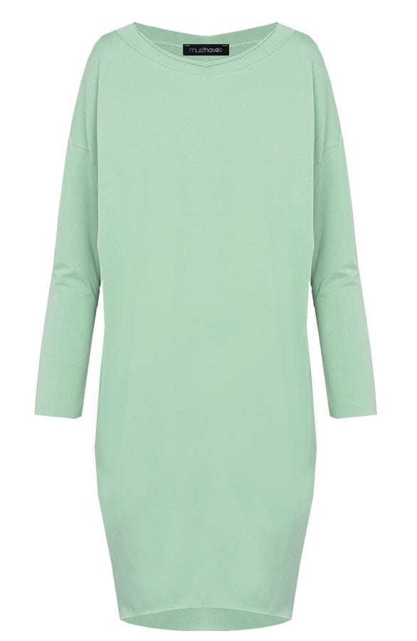 Oversized Comfy Tuniek Dust Mint – shoparchief, foto 1