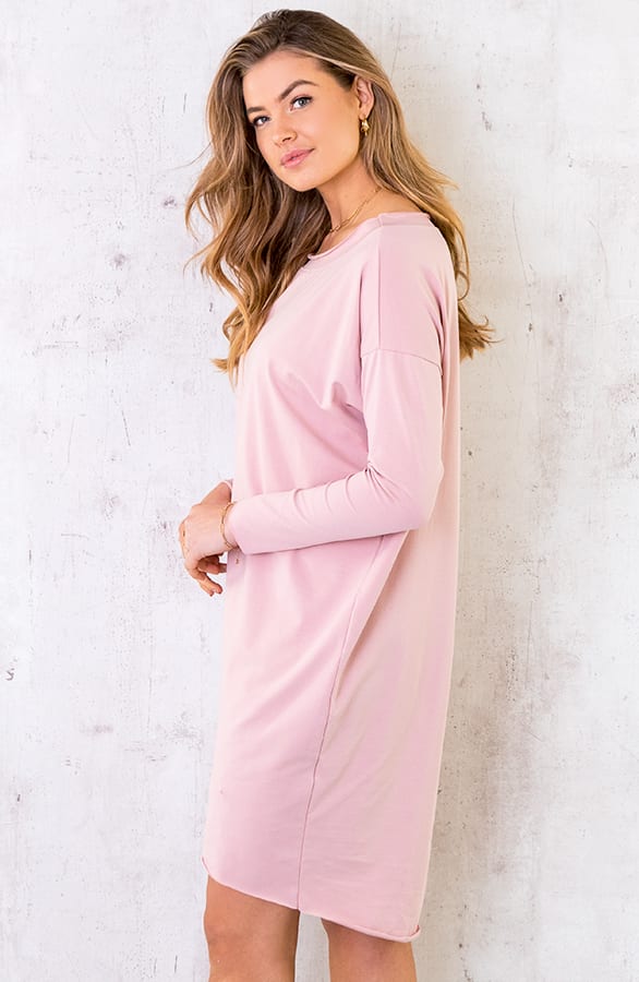Oversized Comfy Tuniek Lichtroze – shoparchief, foto 3