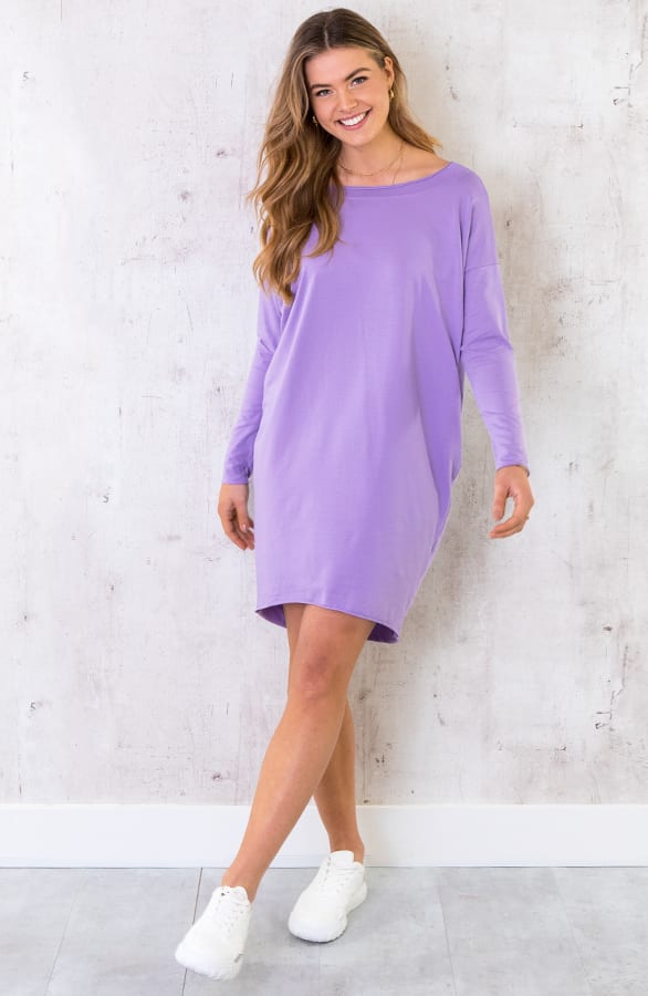 Oversized Comfy Tuniek Lila – shoparchief, foto 2