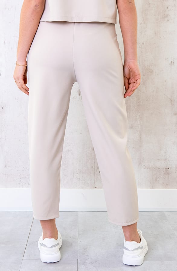 Pantalon Parisienne 7/8 Beige – shoparchief, foto 2