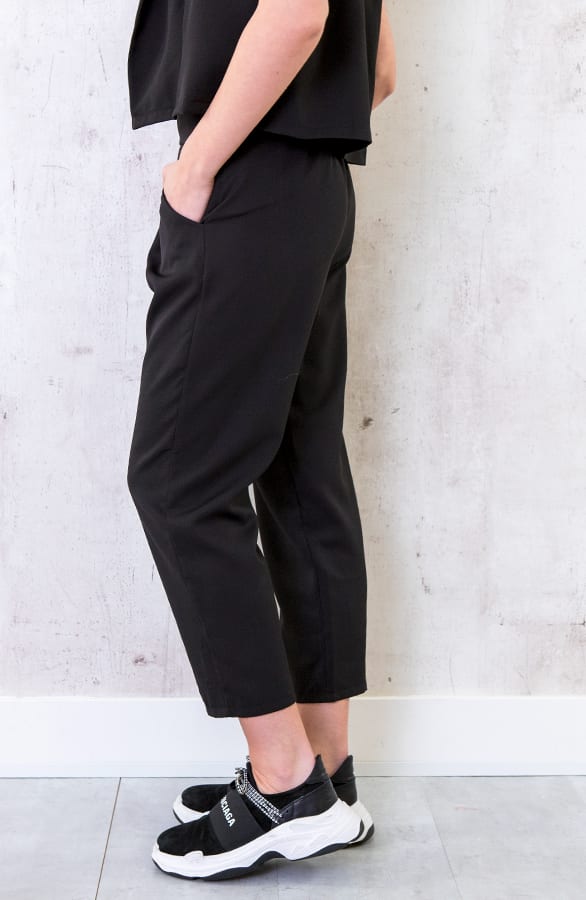 Pantalon Parisienne 7/8 Zwart – shoparchief, foto 3