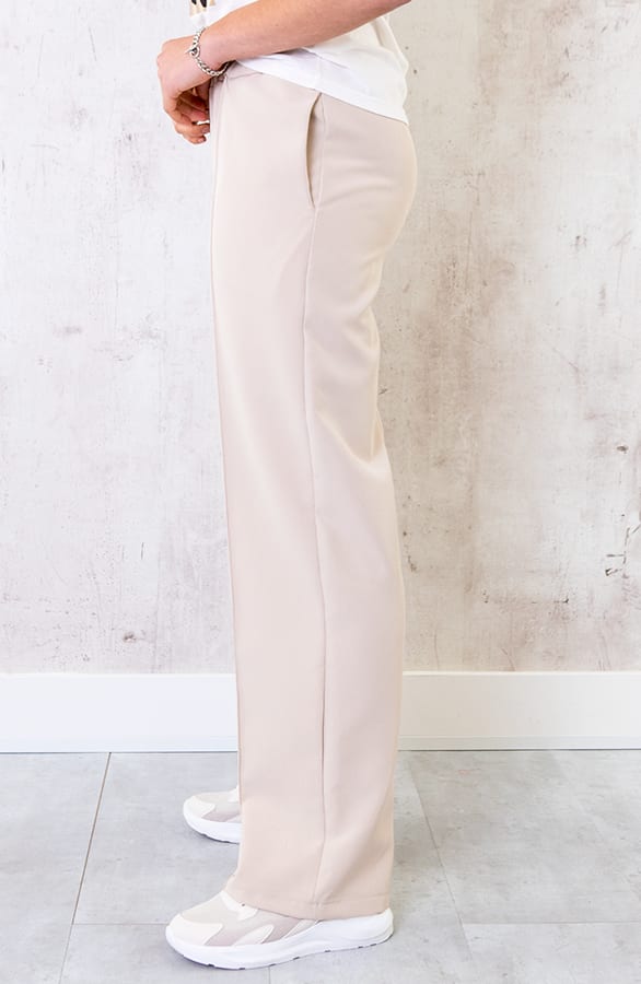 Pantalon Met Elastiek Beige – shoparchief, foto 3