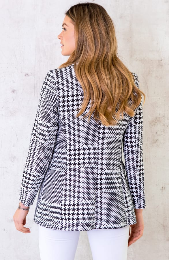 Pied De Poule Blazer Deluxe – shoparchief, foto 3