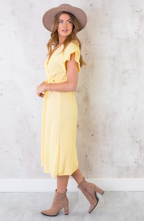 St. Tropez Kleid Midi Gelb, Shoparchiv, Foto 2