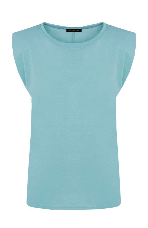 Top Met Schoudervulling Mint – shoparchief, foto 1