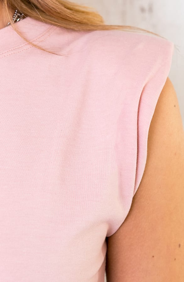 Top Met Schoudervulling Roze – shoparchief, foto 4
