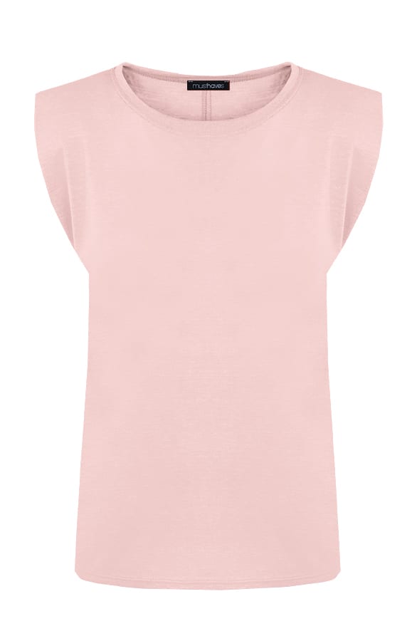 Top Met Schoudervulling Roze – shoparchief, foto 1