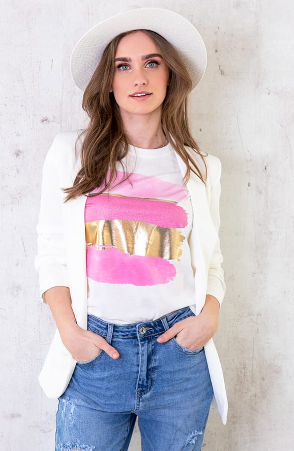 Top Metallic Fuchsia – shoparchief, foto 1