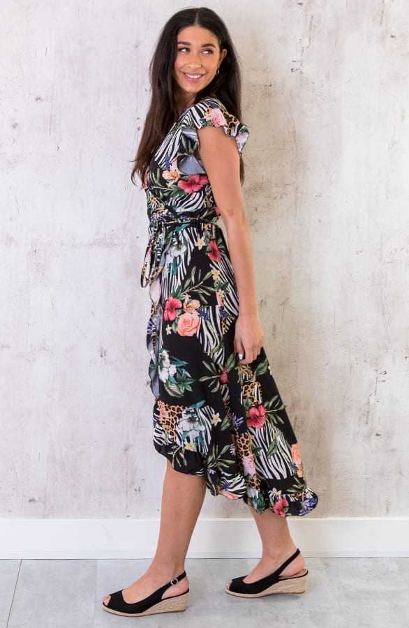 Peeptoe Sleehakken Zwart – shoparchief, foto 3