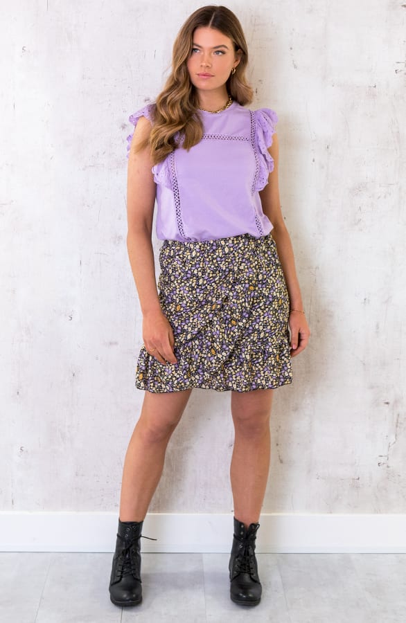 Bloemen Rok Met Overslag – shoparchief, foto 4