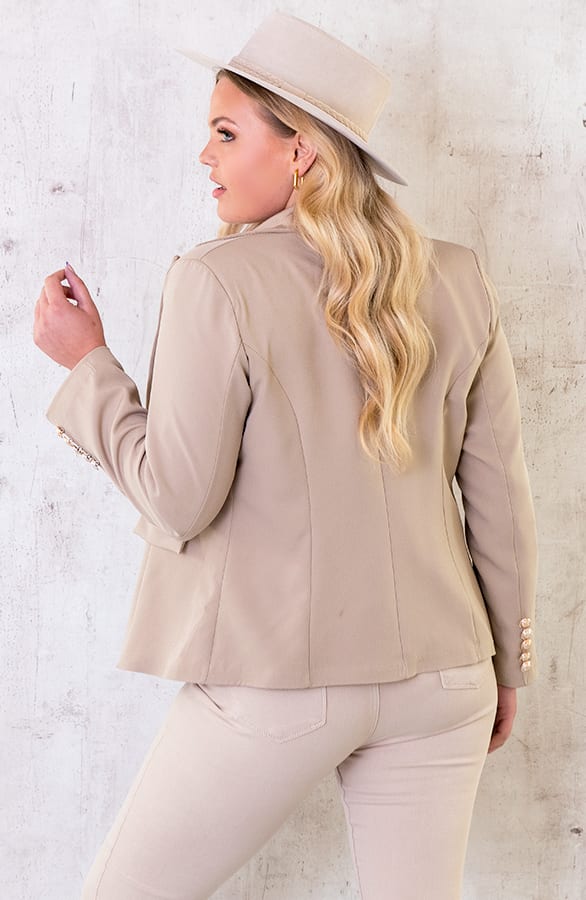 Button Blazer Beige, Shoparchiv, Foto 8