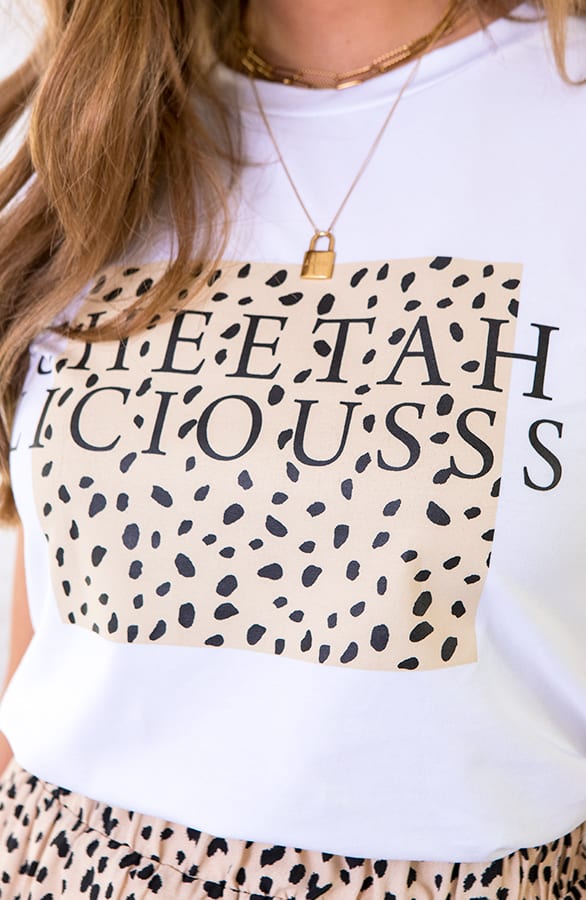 Cheetah Liciousss Top Beige – shoparchief, foto 5