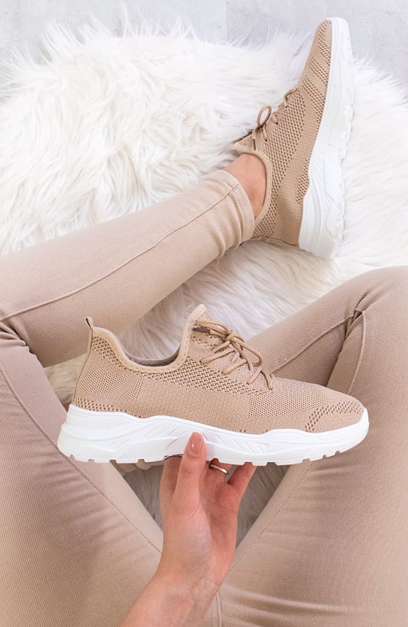 Chloé Comfy Sneaker Taupe – shoparchief, foto 1