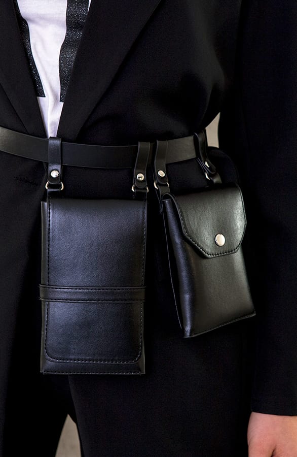 Fashion Belt Bag Black – shoparchief, foto 3
