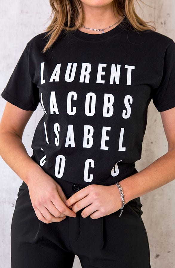 Favorite Top Loose Fit Zwart Loekay – shoparchief, foto 3