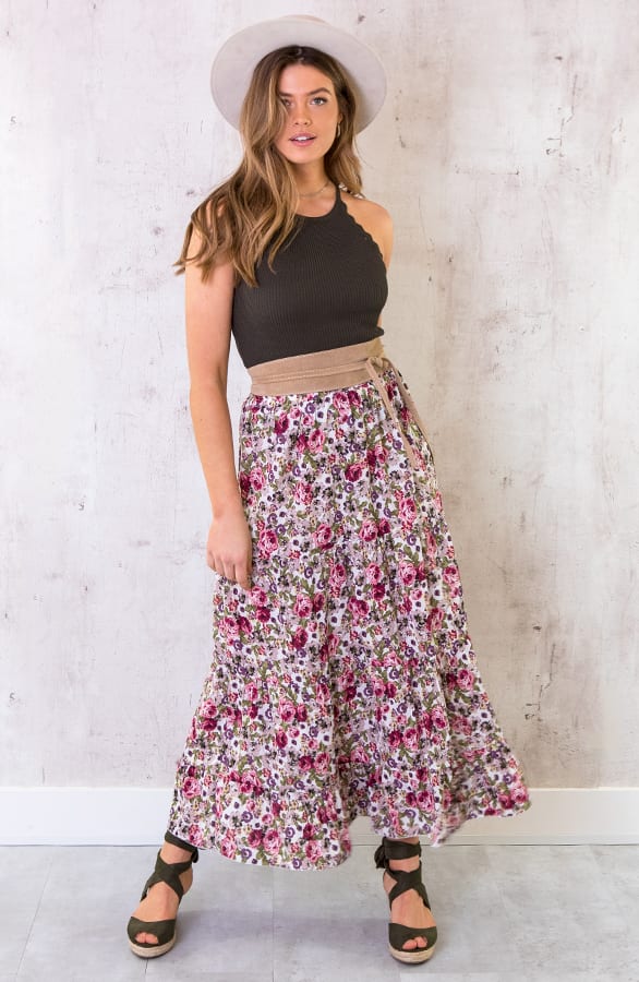 Halter Top Ribstof Army – shoparchief, foto 3