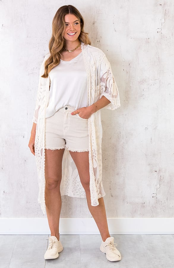 Silk Touch Top Beige – shoparchief, foto 6