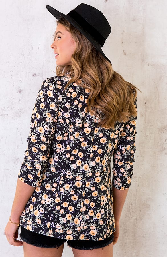 Limited Blazer Bloemenprint – shoparchief, foto 4