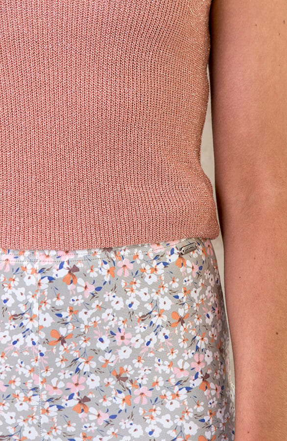 Lurex Top Spaghetti Koraal – shoparchief, foto 6