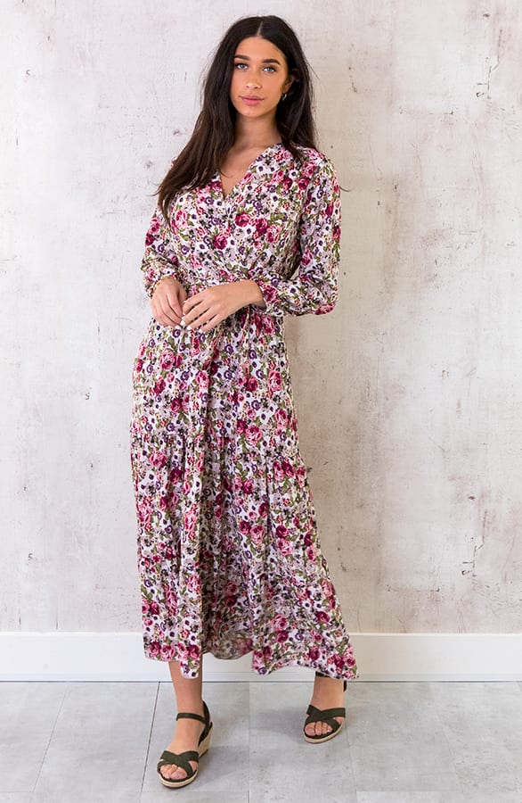 Maxi Bloemenprint Jurk – shoparchief, foto 1