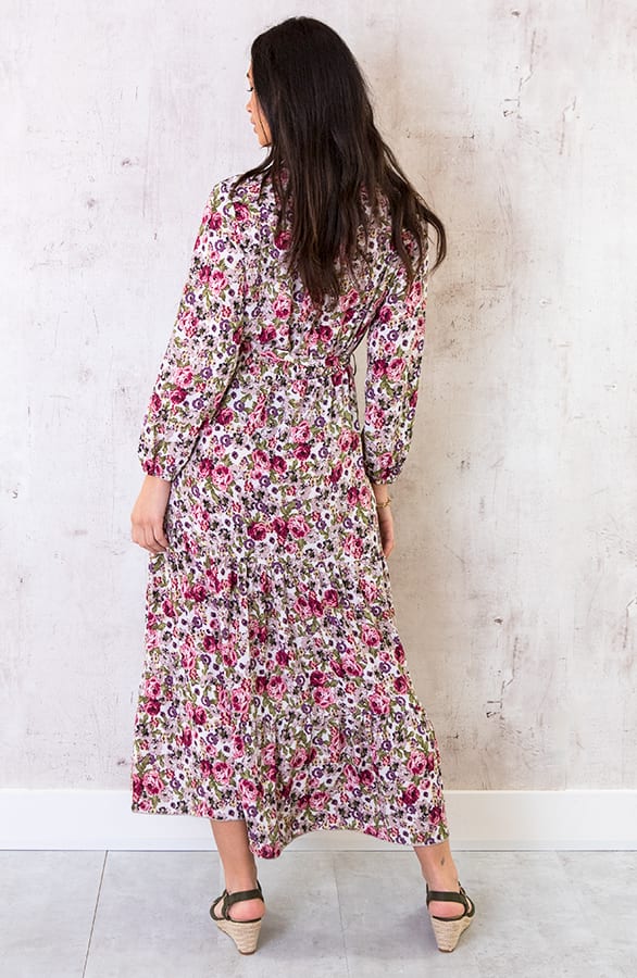 Maxi Bloemenprint Jurk – shoparchief, foto 4