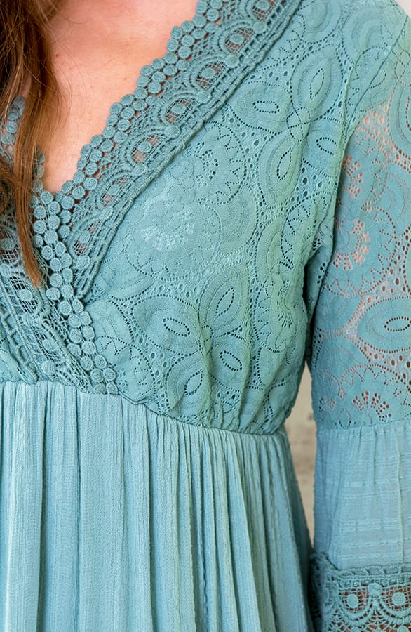 Maxi Kanten Jurk Oase – shoparchief, foto 3