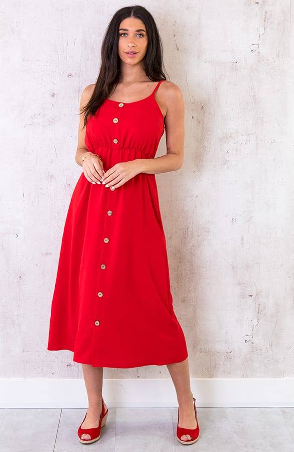 Peeptoe Sleehakken Rood – shoparchief, foto 5