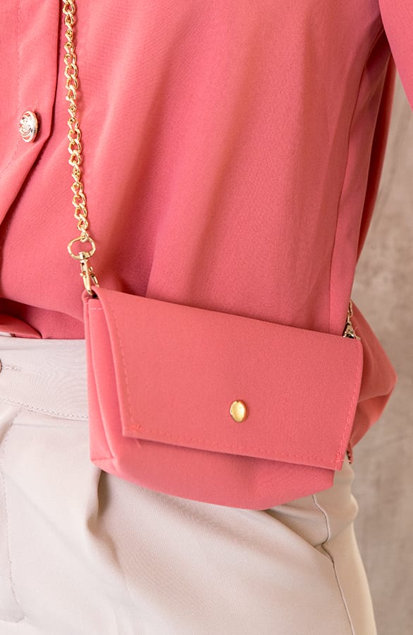 Mini Bag mit Chain Dusty Rosa, Shoparchiv, Foto 1