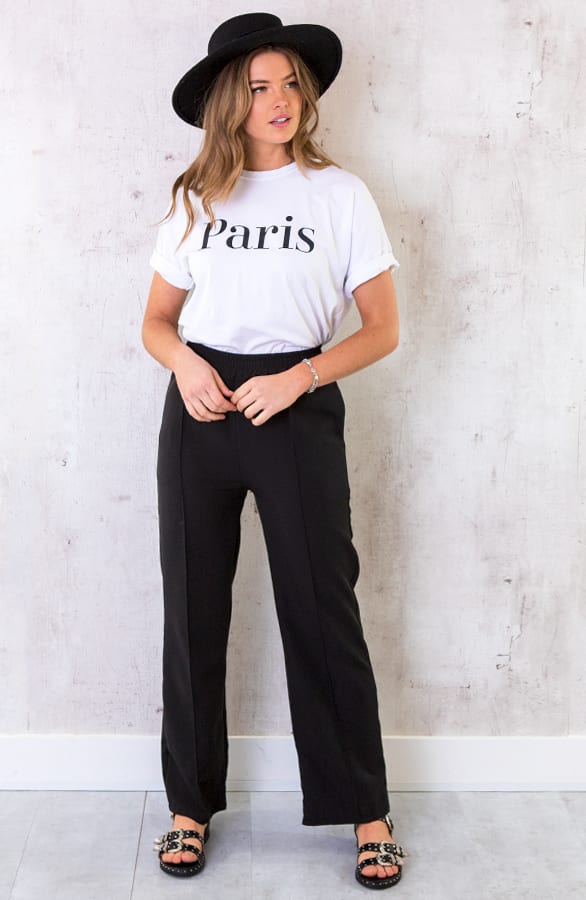 Paris Top Oversized Wit – shoparchief, foto 3