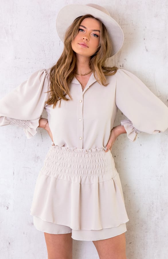 Skort Dames Beige – shoparchief, foto 2