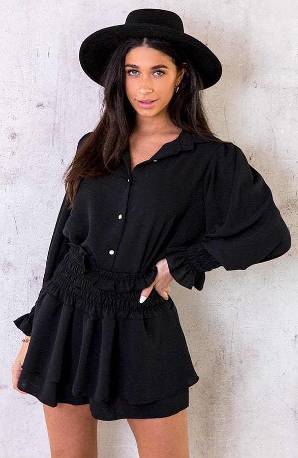 Skort Dames Zwart – shoparchief, foto 3