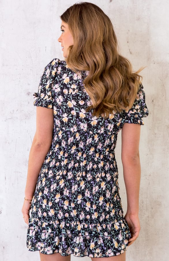 Smocked Jurk Met Lemon Print – shoparchief, foto 5
