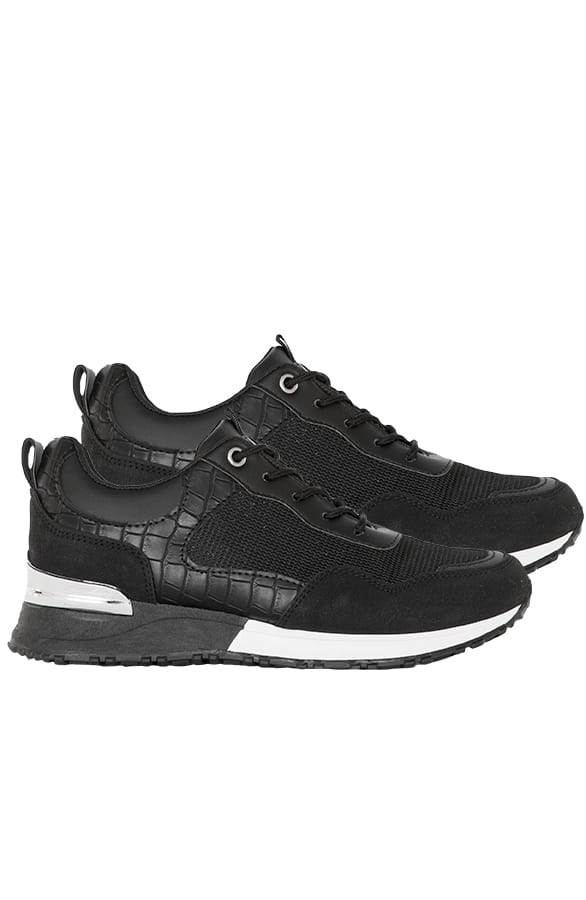 Sneakers Croco Favorite Schwarz, Shoparchiv, Foto 3
