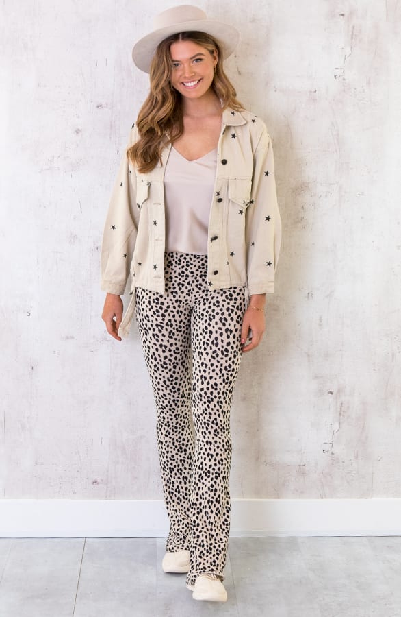 Sterren Spijkerjas Creme – shoparchief, foto 2