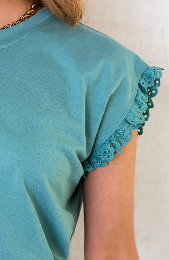 Top Met Embroidery Oase – shoparchief, foto 3