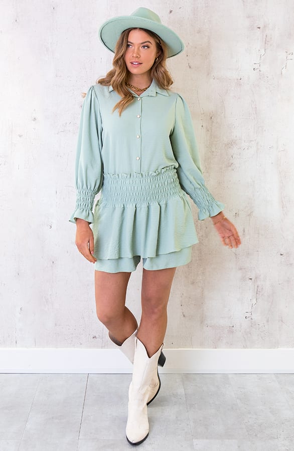Skort Dames Mint – shoparchief, foto 5