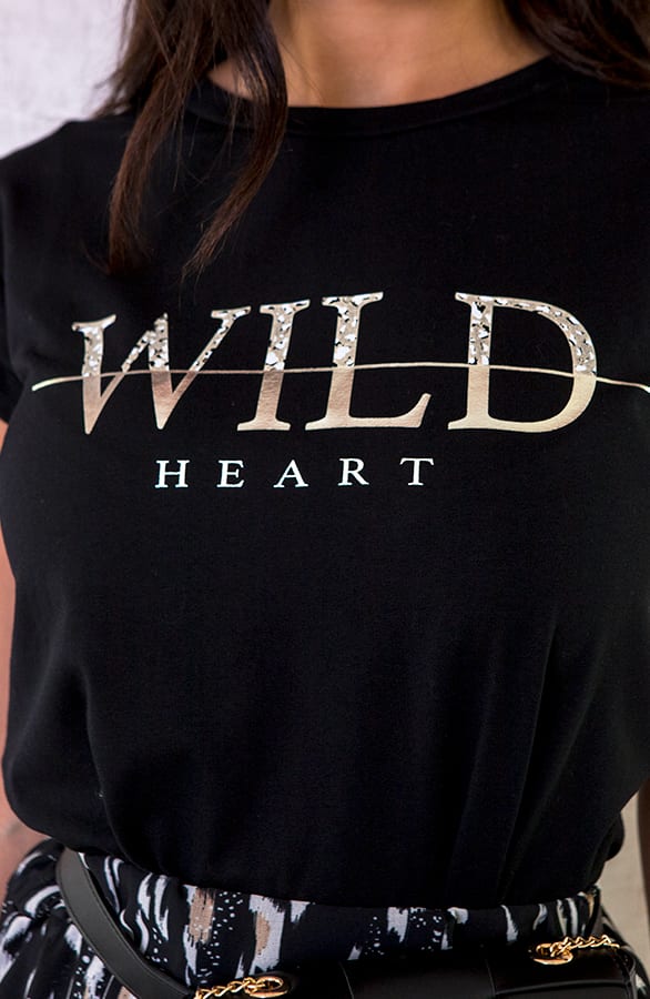 Wild Heart Top Zwart – shoparchief, foto 3