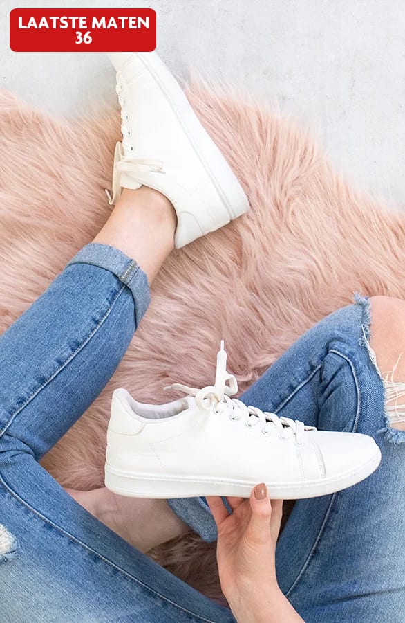 Sneakers Wit – shoparchief, foto 1