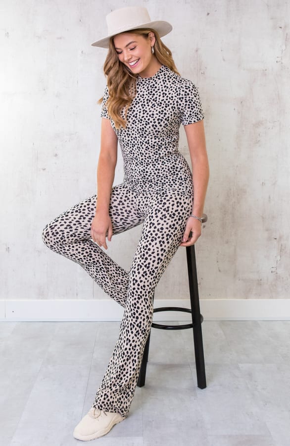 Jersey Top Panterprint Creme – shoparchief, foto 8