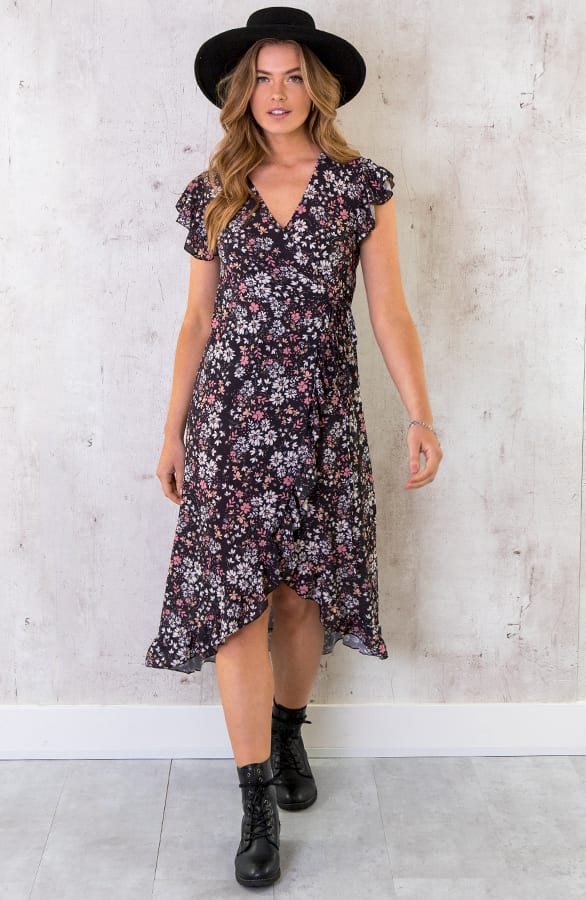 Jurk Met Bloemen Dames – shoparchief, foto 1