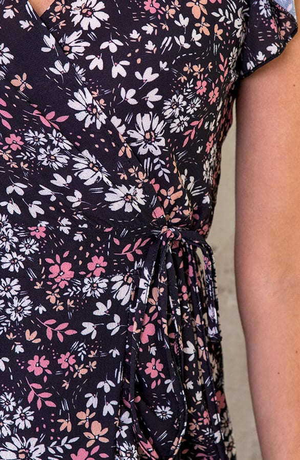 Jurk Met Bloemen Dames – shoparchief, foto 4
