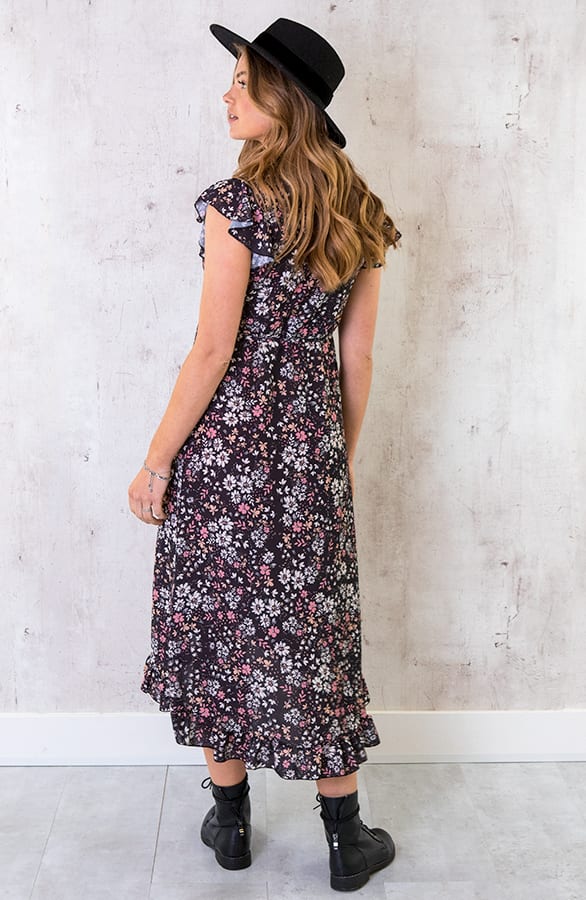 Jurk Met Bloemen Dames – shoparchief, foto 3