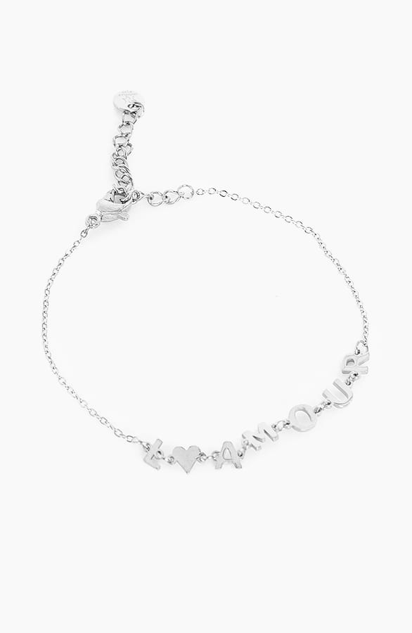 L'Amour Armband Zilver – shoparchief, foto 1