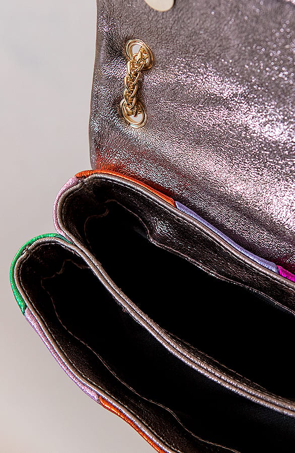 Leather Rainbow Chain Bag Small – shoparchief, foto 3