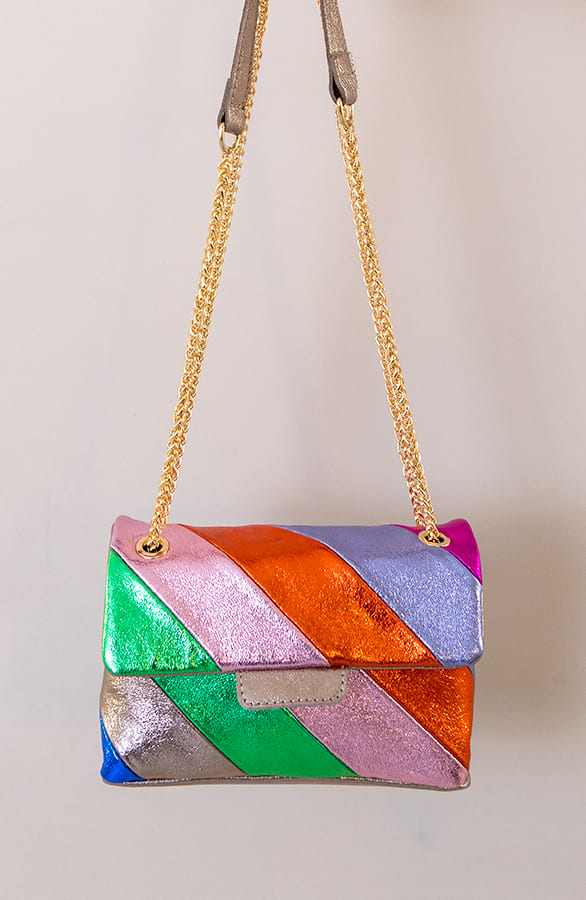 Leather Rainbow Chain Bag Small – shoparchief, foto 1