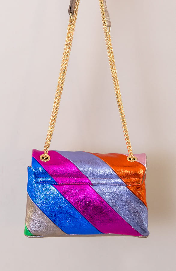 Leather Rainbow Chain Bag Small – shoparchief, foto 2